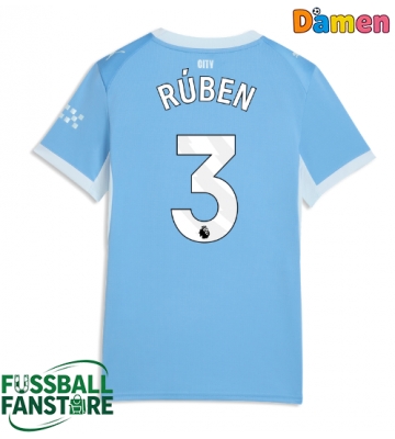 Manchester City Ruben Dias #3 Replik Heimtrikot Damen 2026-27 Kurzarm